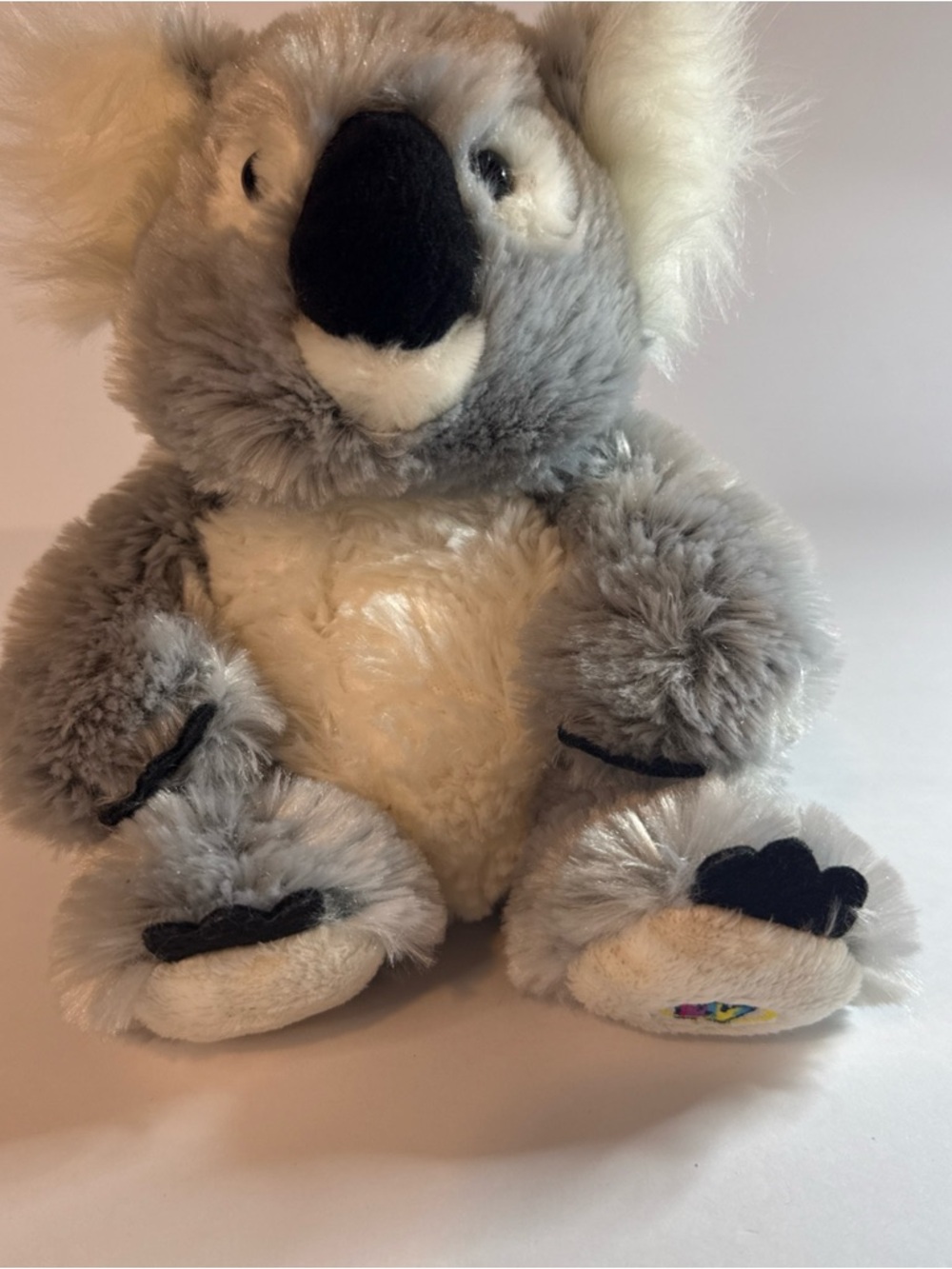 Vintage Ganz / Webkinz Furry "Koala" Bear Gray Color HS113 8" Plush! *No Code.